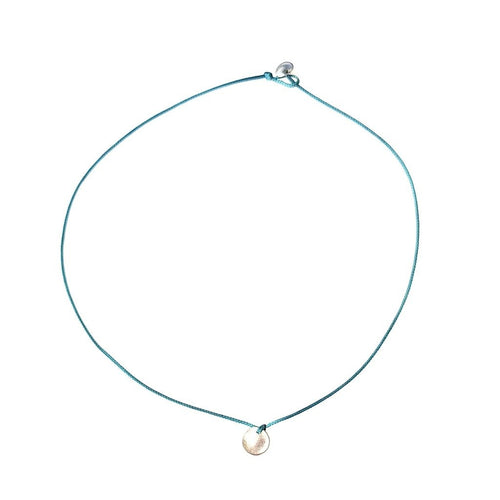 WILD Single Thread Necklace/Chocker Plate - Emerald