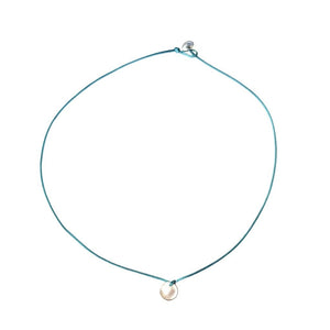 WILD Single Thread Necklace/Chocker Plate - Emerald
