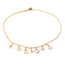Load image into Gallery viewer, FANCY Braided Necklace &amp; Choker Luck - Copper - No Memo