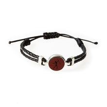 Load image into Gallery viewer, HUNK Braided leather Bracelet Hunter - Black - No Memo