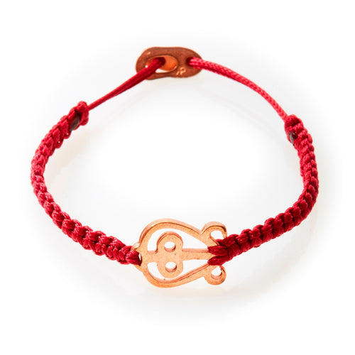 ICON Macrame Bracelet Love - Red - No Memo